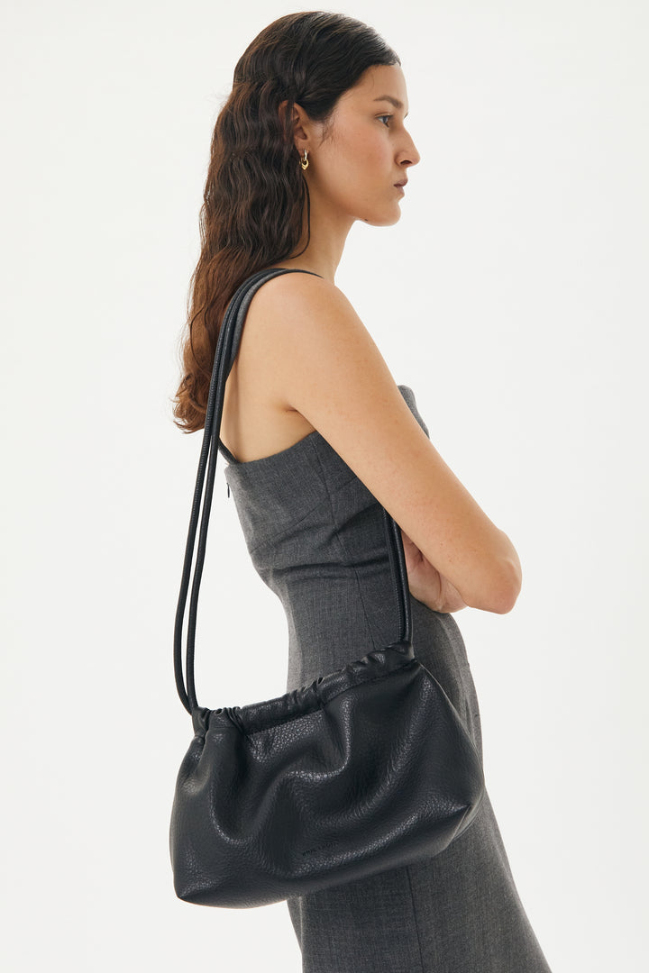 Brie Leon Alma Bag | Black Nappa