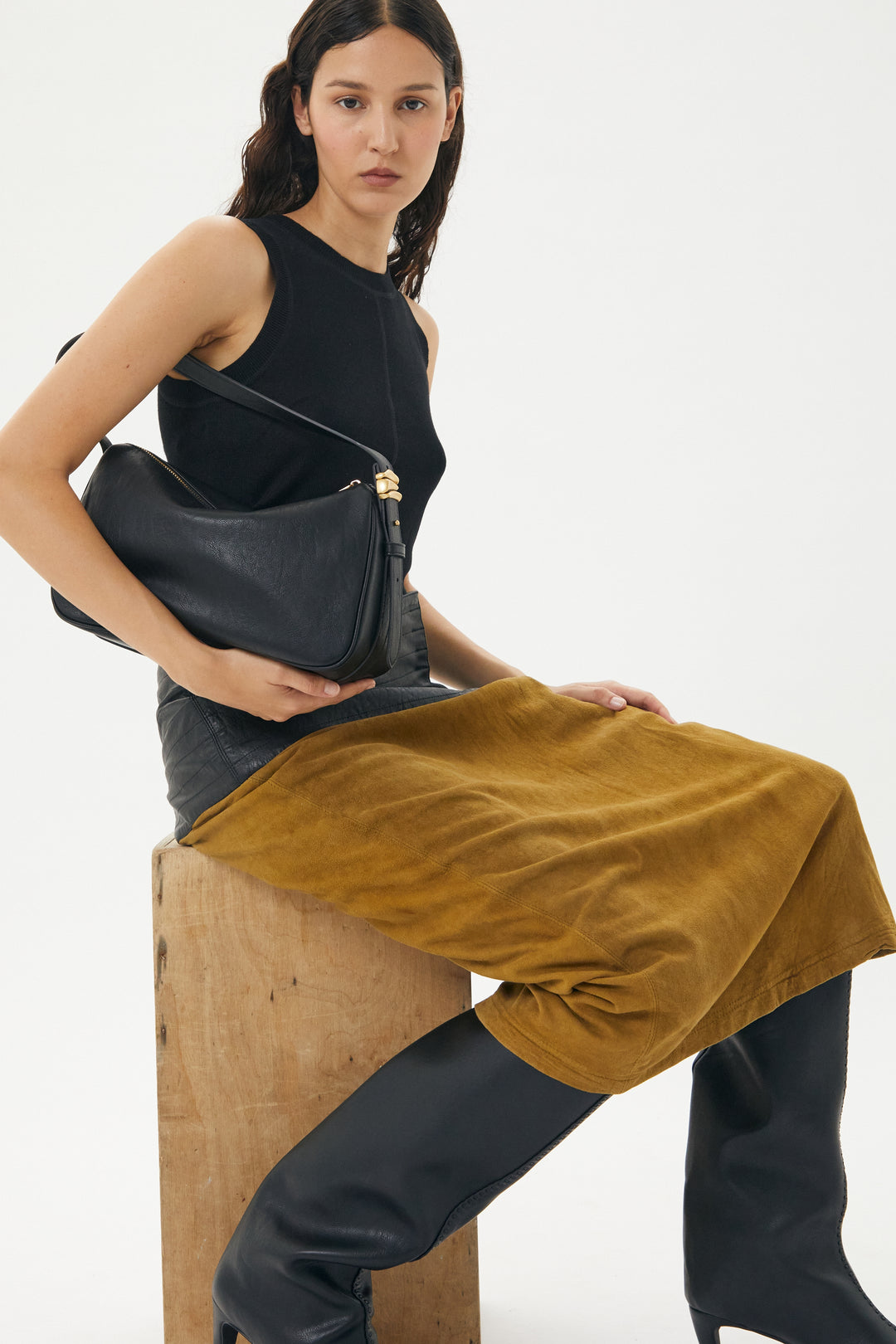Brie Leon Organica Hobo Bag | Black