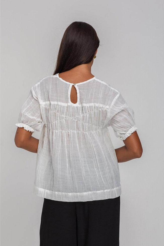 Blak Felicia Top | Ivory