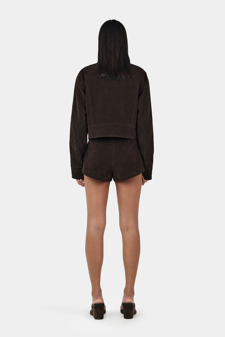 Ownley Gina Bomber Jacket | Rum Raisin