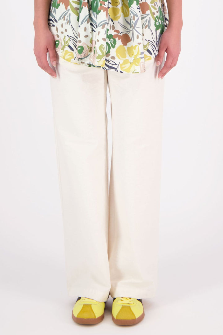 Nes Cotton Blend Gin Pant | Buttercream