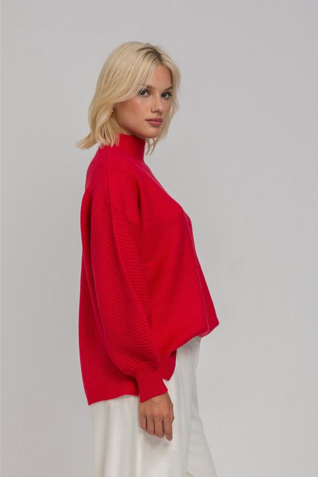 Blak Goodbye Kiss Sweater | Red