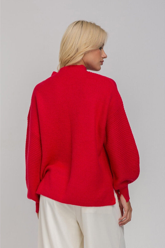 Blak Goodbye Kiss Sweater | Red