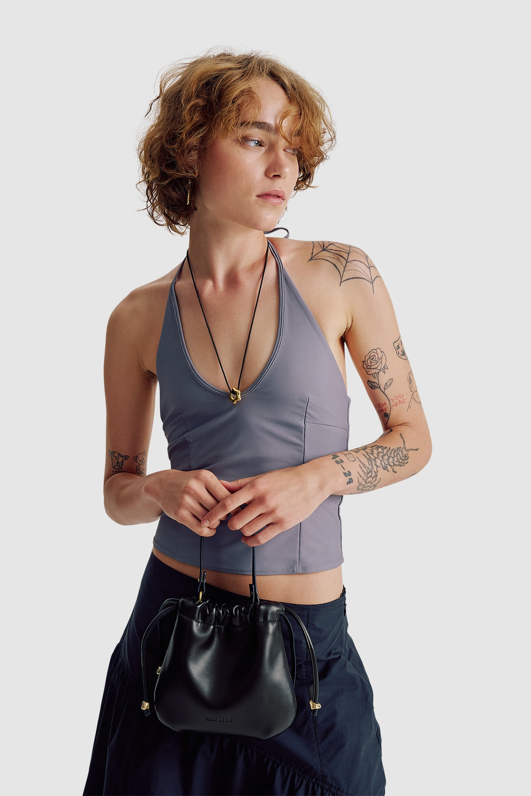 Brie Leon Halle Crossbody | Black