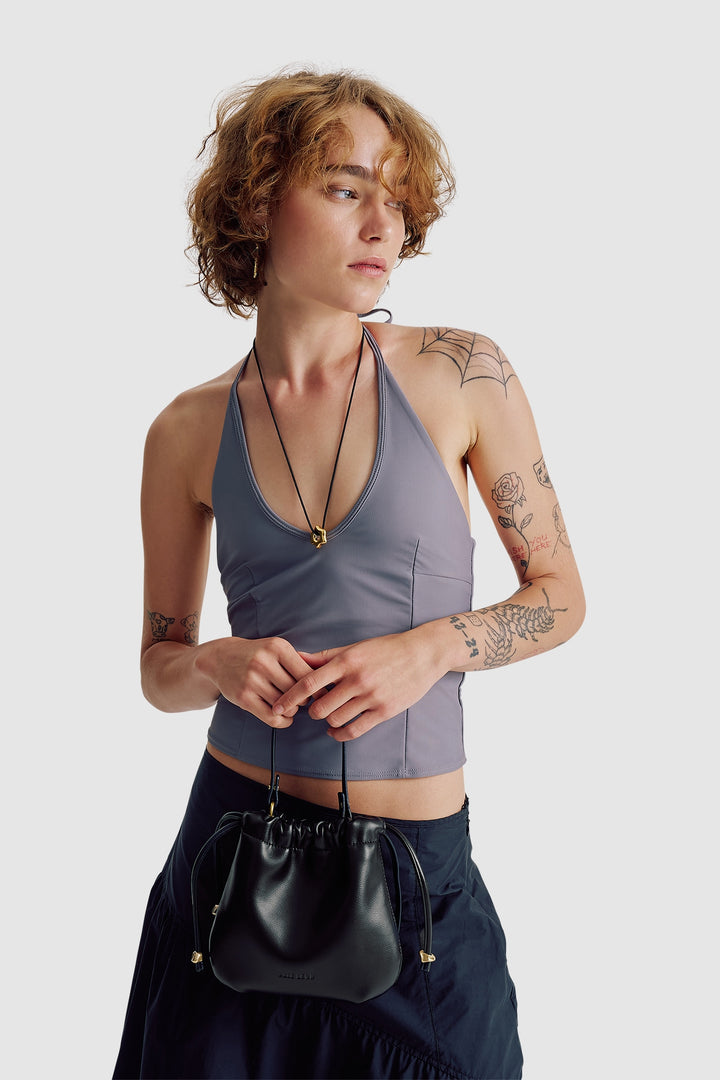 Brie Leon Halle Crossbody | Black