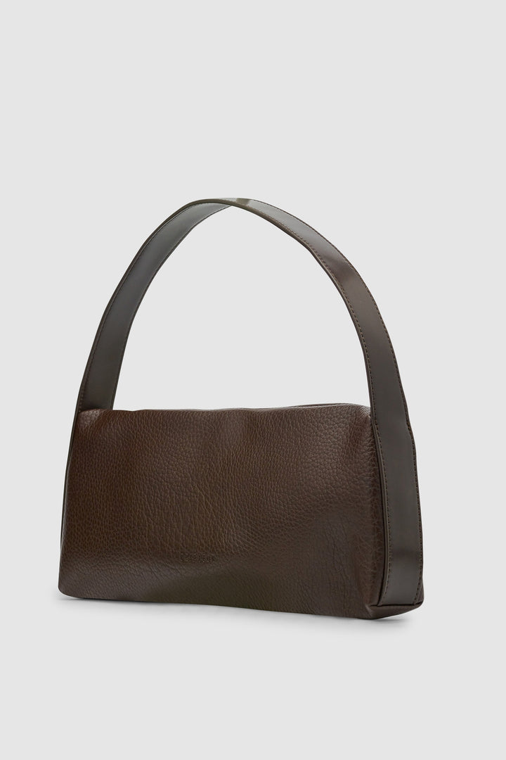 Brie Leon Harlow Slouch Mono Baguette | Choc Nappa