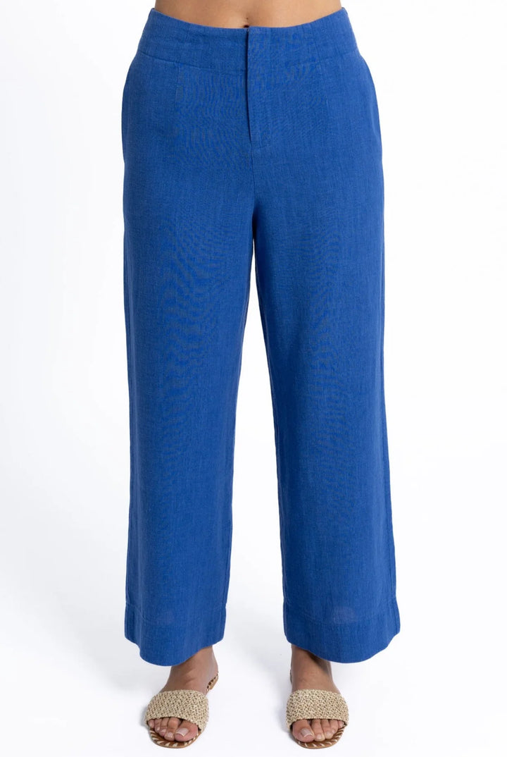 Humidity Fleetwood Linen Pant | Royal Blue