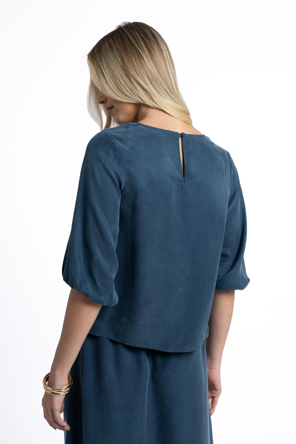 Humidity Ivy Blouse | Navy