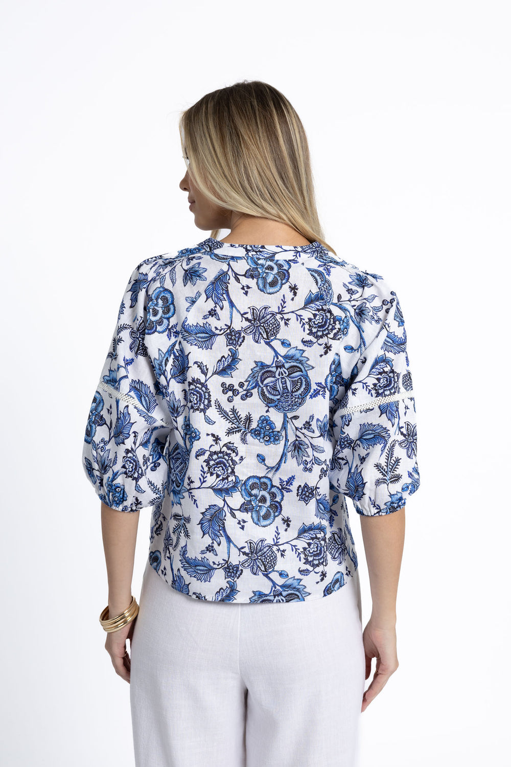 Humidity Rosa Blouse | Le Jardin Print