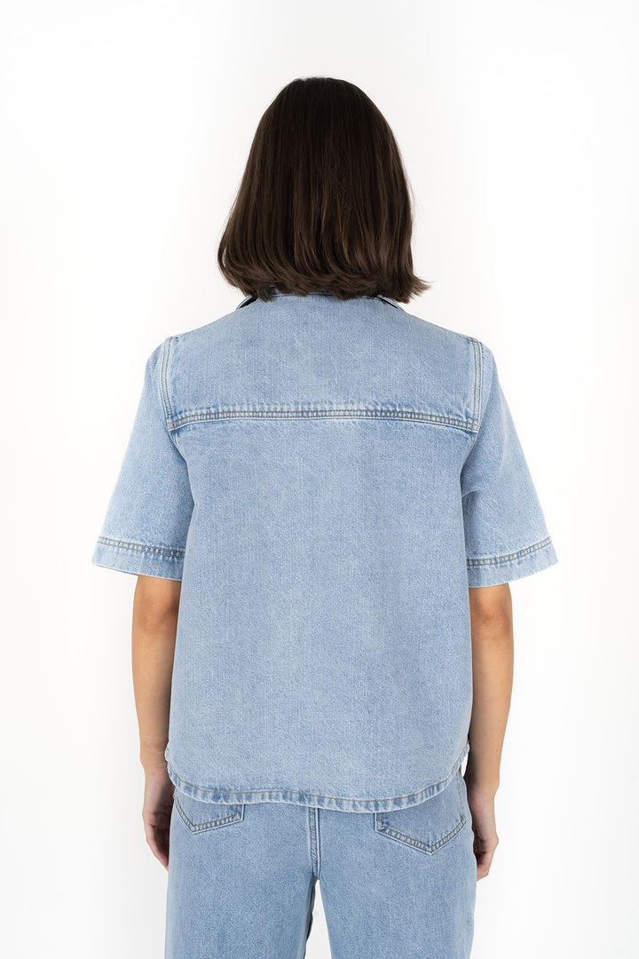 Humidity Amici Top | Cloud Blue