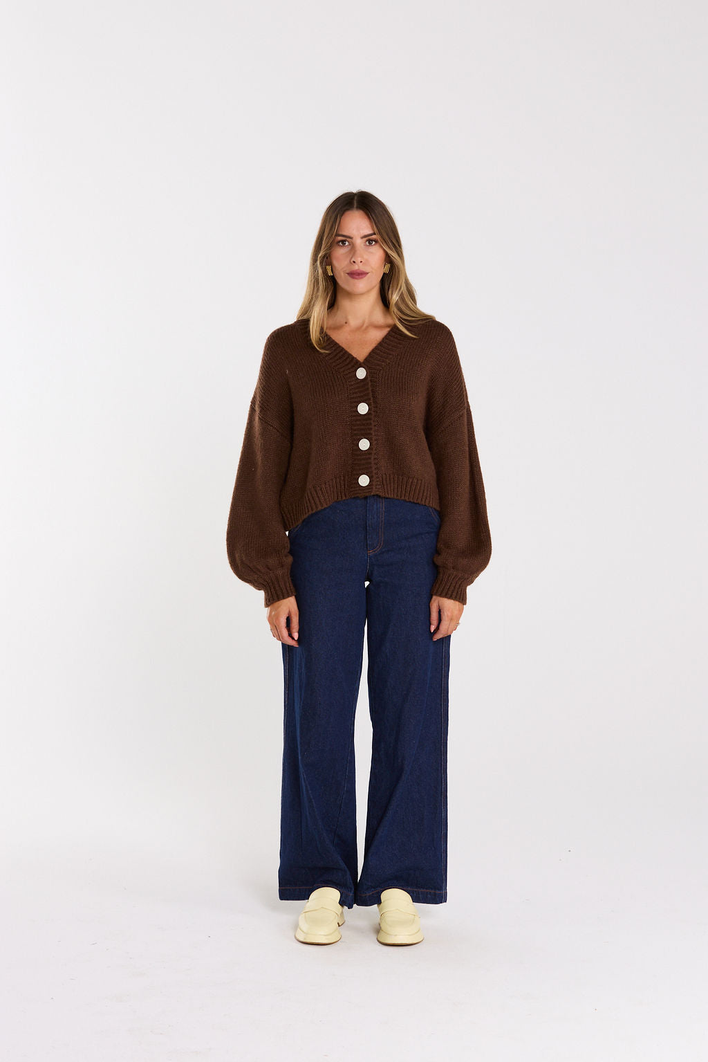 Thing Thing Huddle Cardigan | Chocolate