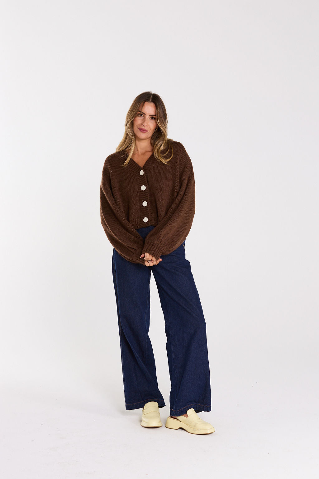 Thing Thing Huddle Cardigan | Chocolate