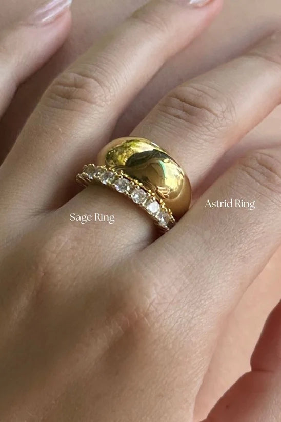Studio Z Sage Ring | Gold
