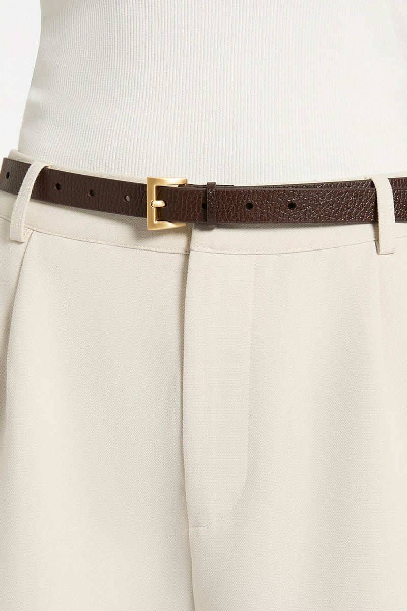 Status Anxiety Part Of Me Belt | Choc & Gold