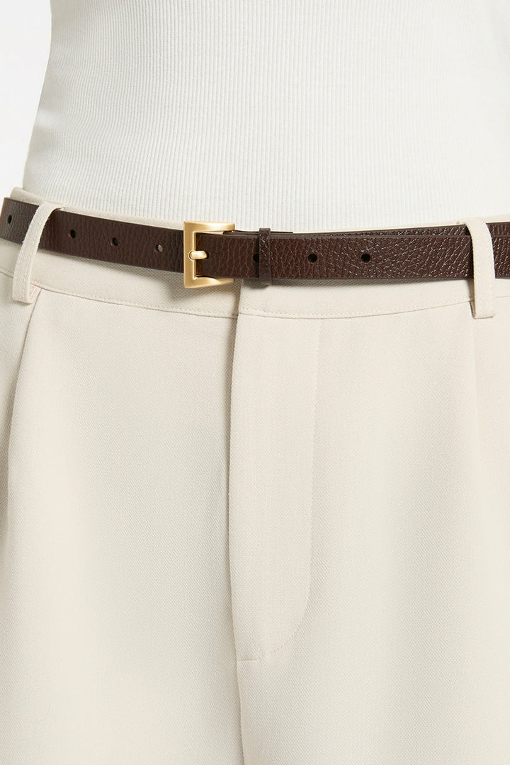 Status Anxiety Part Of Me Belt | Choc & Gold