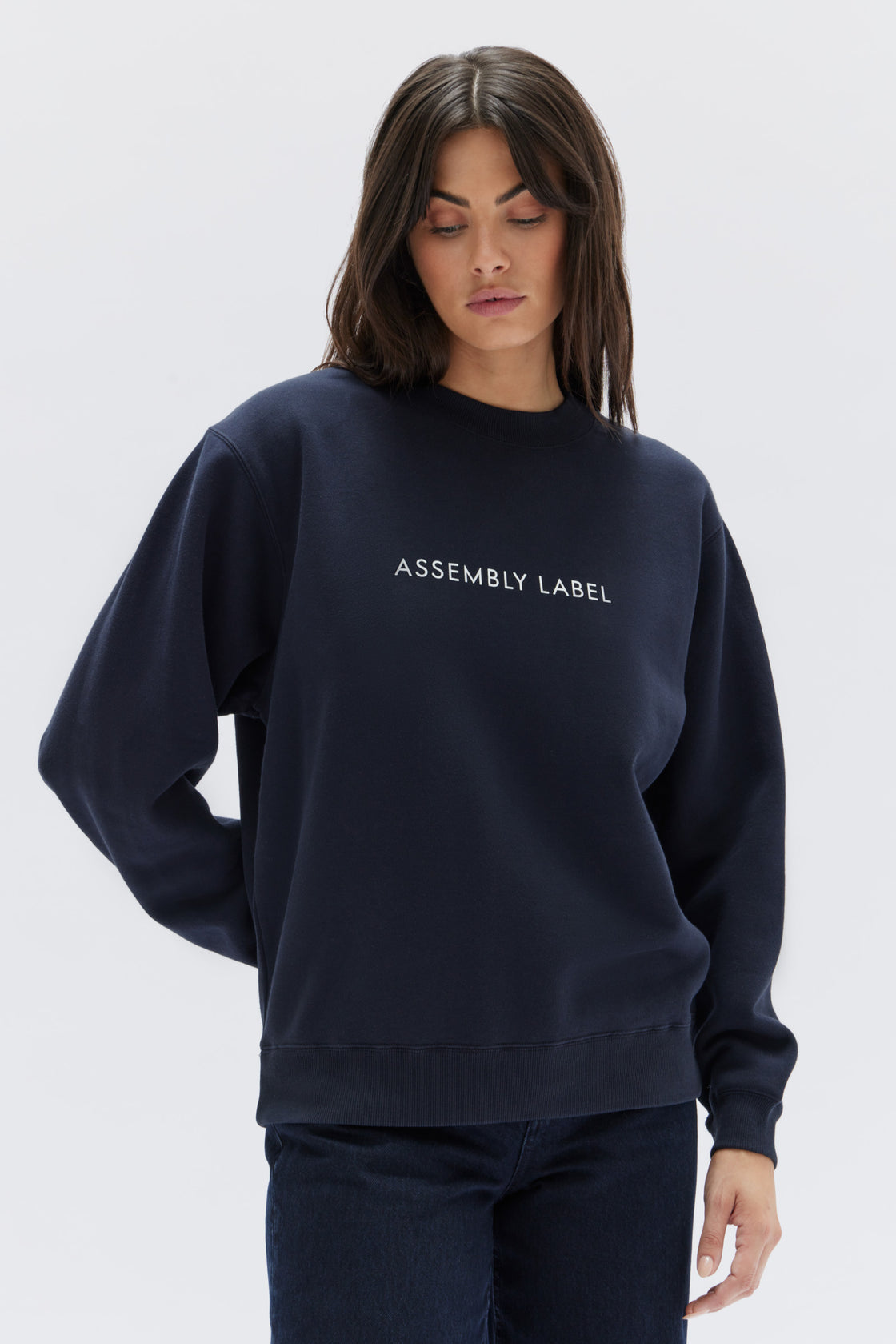 Assembly Label Women's Logo Fleece | True Navy