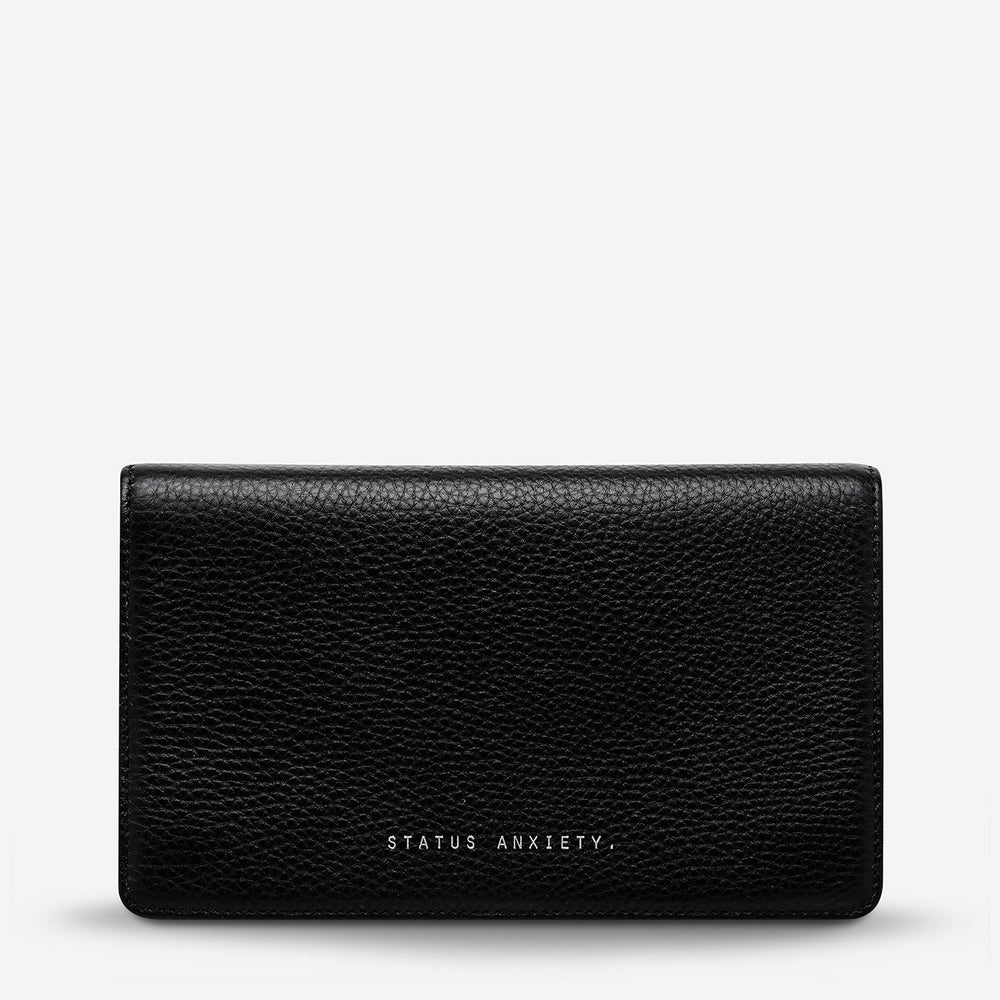 Status Anxiety Living Proof Wallet | Black