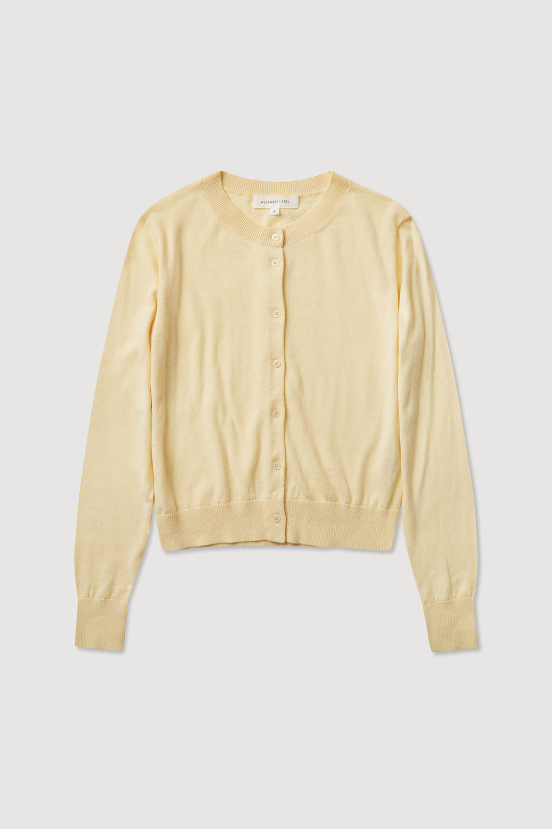 Assembly Label Semra Cotton Cashmere Cardigan | Chamomile