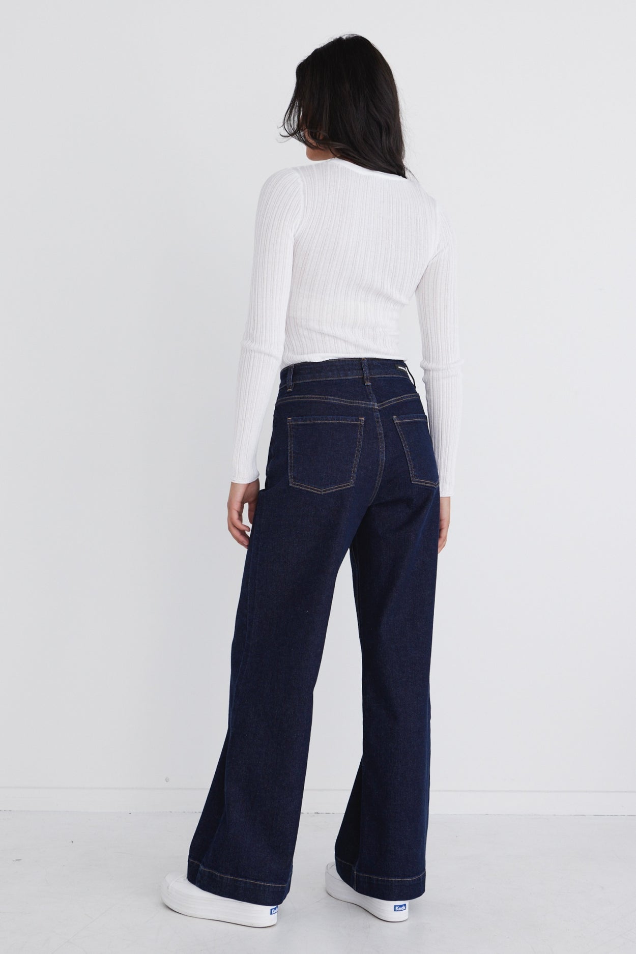 Among The Brave Trace Knit Top - white