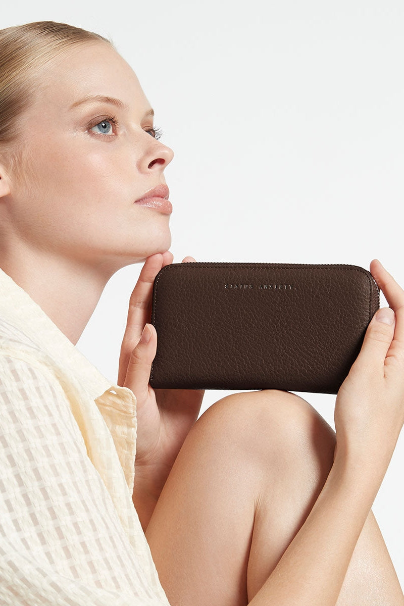 Status Anxiety Yet To Come Wallet | Cocoa