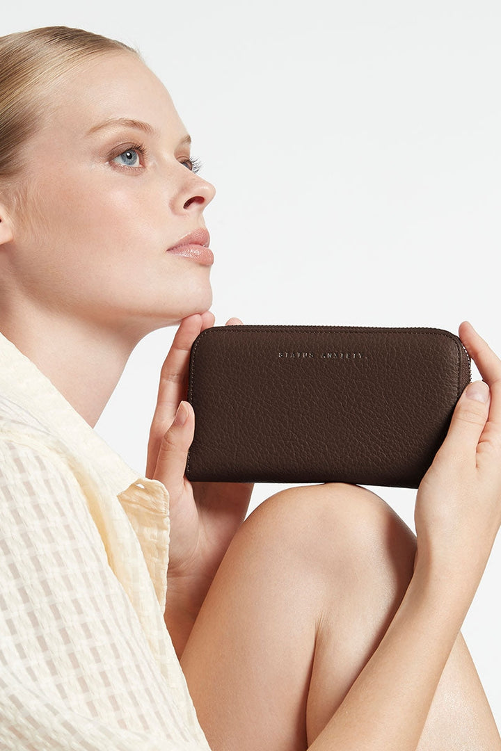 Status Anxiety Yet To Come Wallet | Cocoa