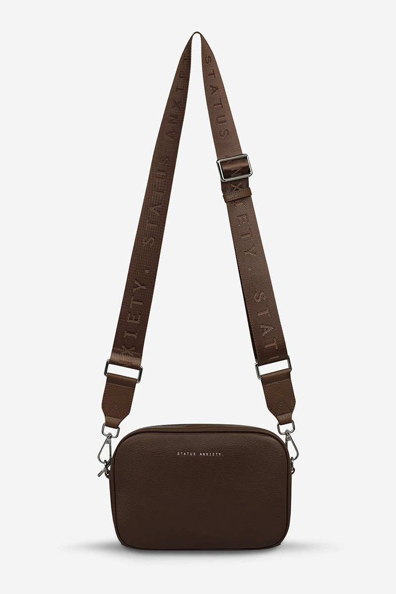 Status Anxiety Plunder With Webbed Strap Bag | Cocoa