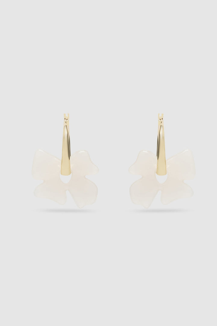 Brie Leon Glass Flower Earrings