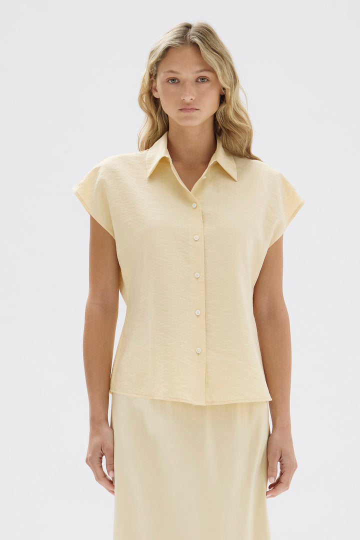 Assembly Label Heather Shirt | Pannacotta