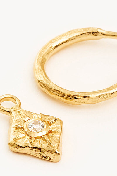 By Charlotte Desert Sky Hoops - Gold