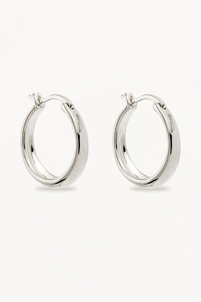 By Charlotte Infinite Horizon Large Hoops - Silver