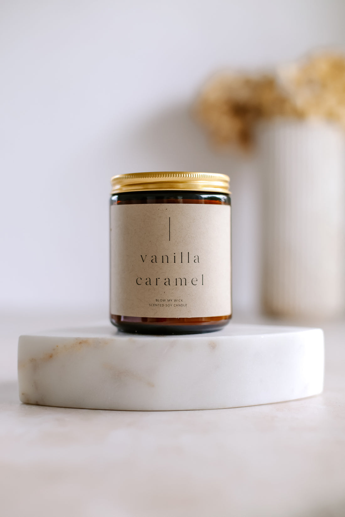 Blow My Wick Amber Jar Candle - Lime Coconut
