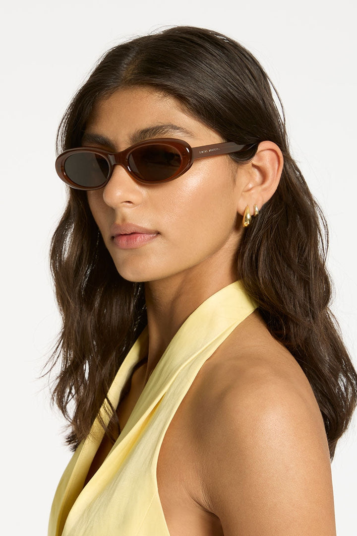Status Anxiety Dopamine Sunglasses | Brown