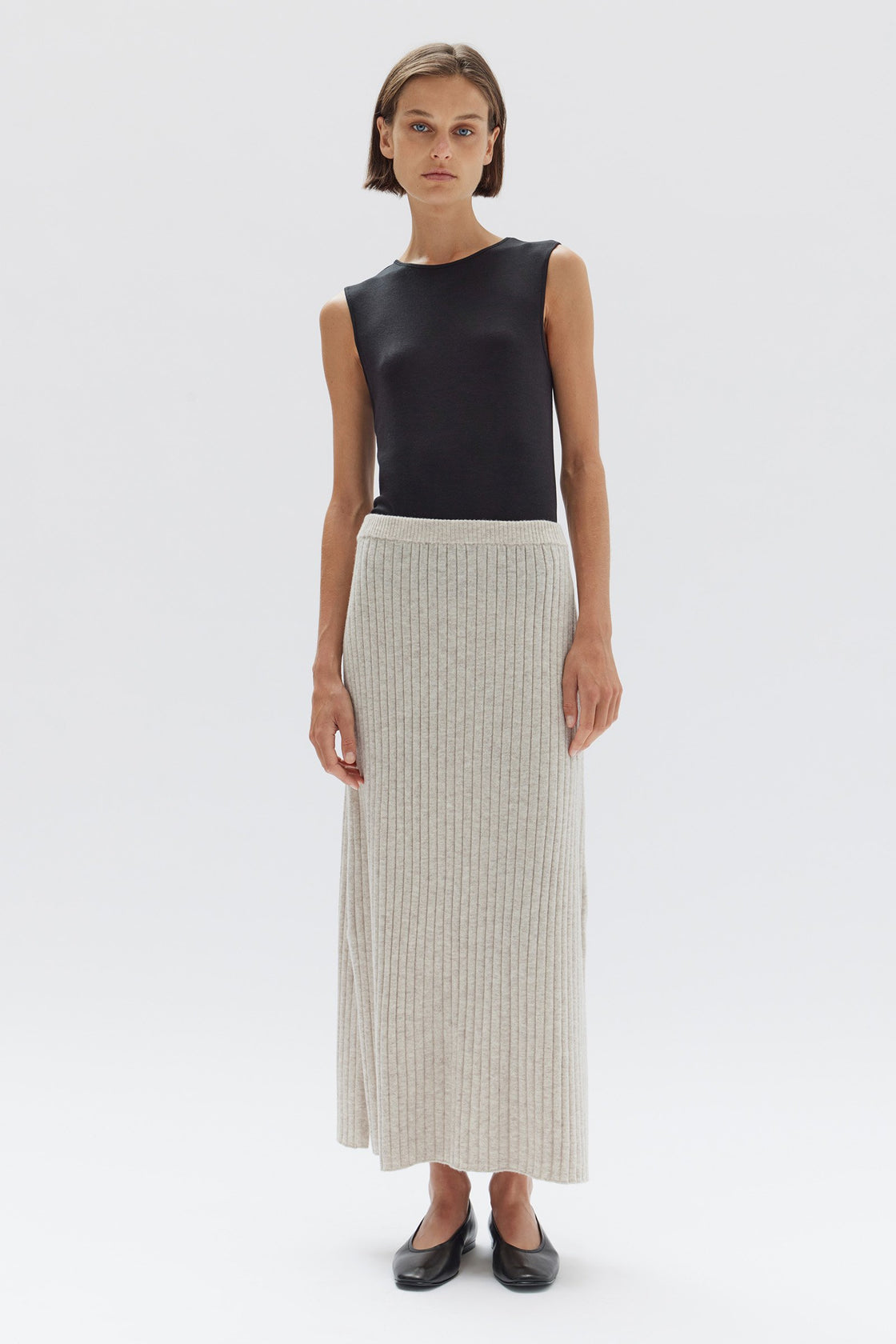 Assembly Label Wool Cashmere Skirt