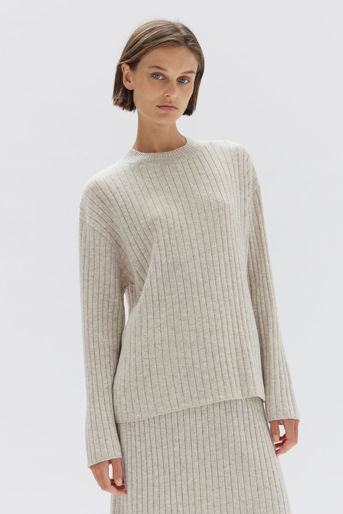 Assembly Label Wool Cashmere Rib Top