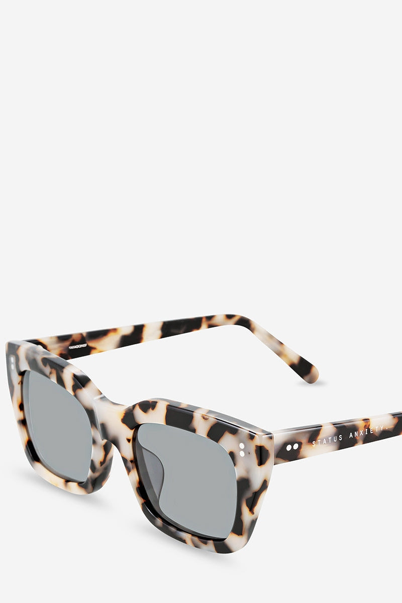 Status Anxiety Antagonist Sunglasses - White Tort