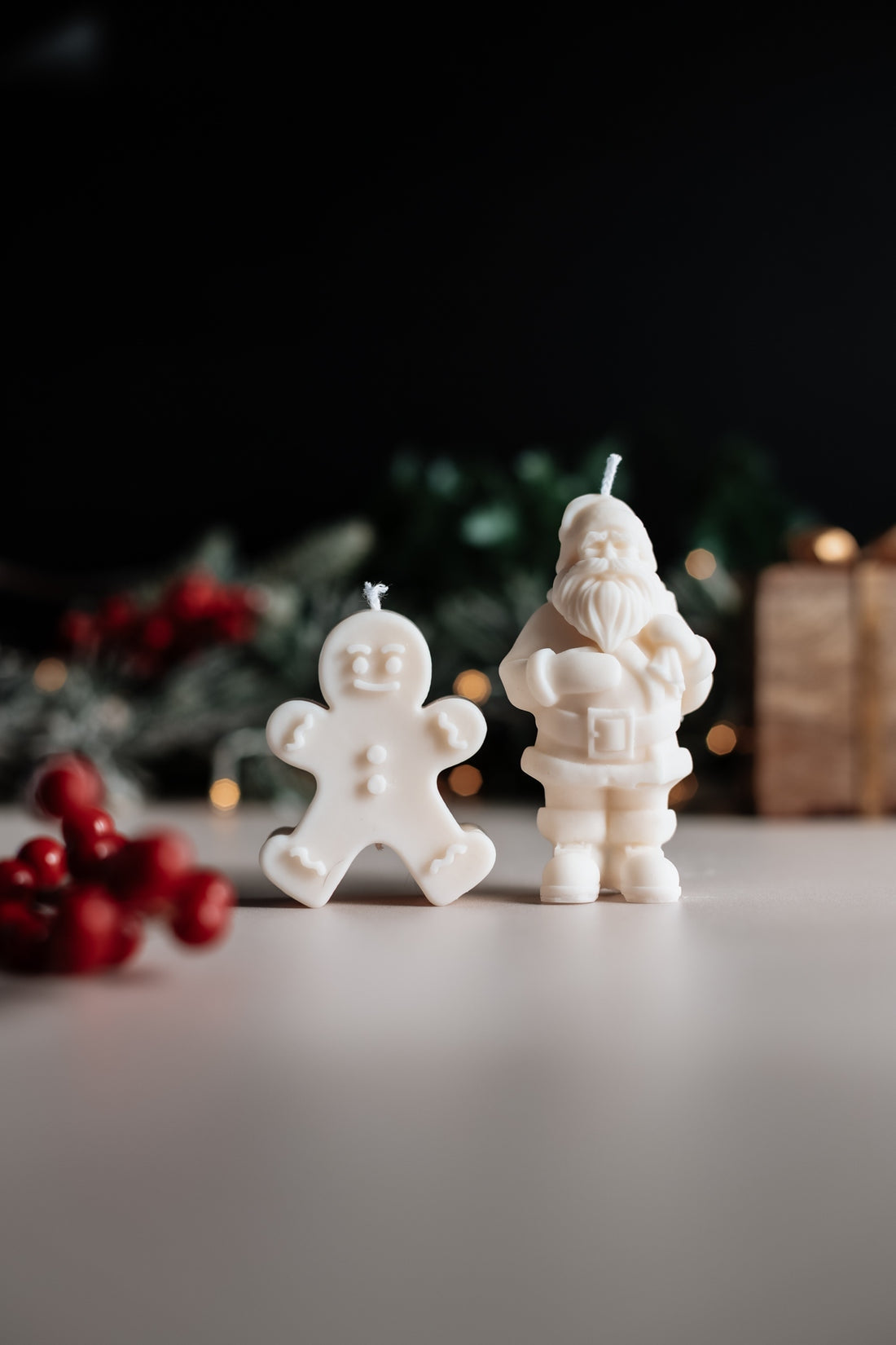 Blow My Wick Gingerbread Man Candle
