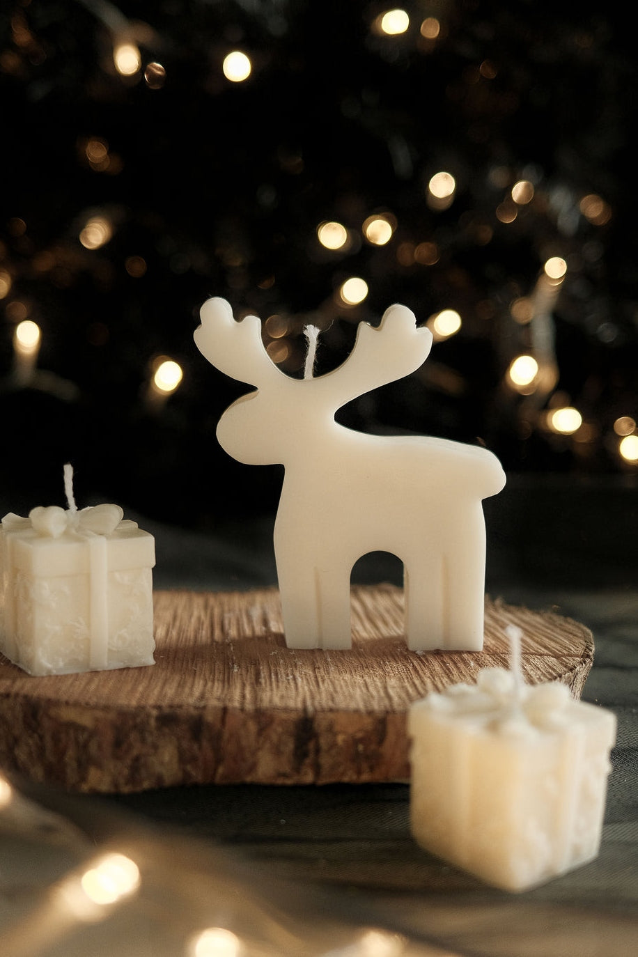 Blow My Wick Reindeer Candle