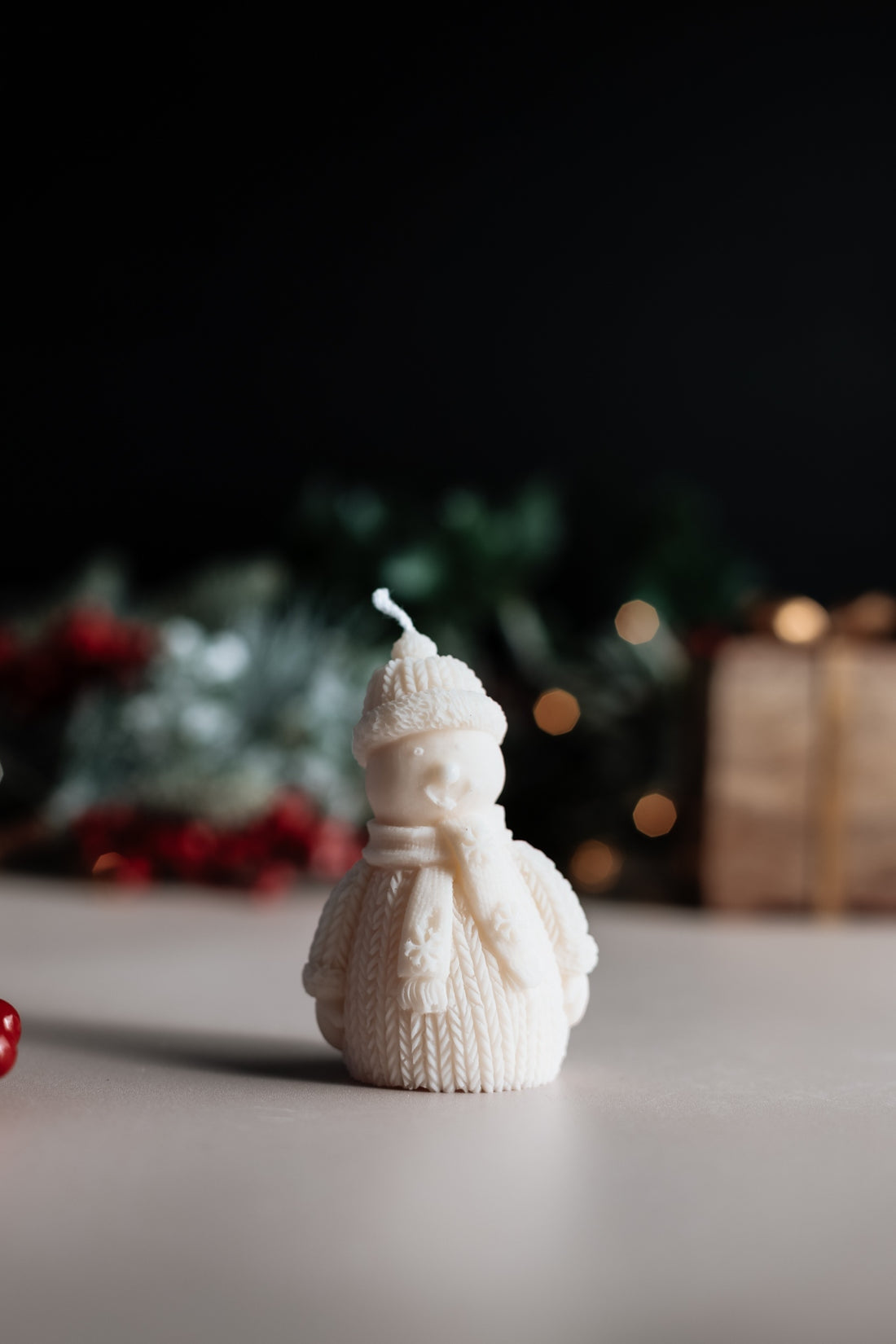 Blow My Wick Snowman Candle