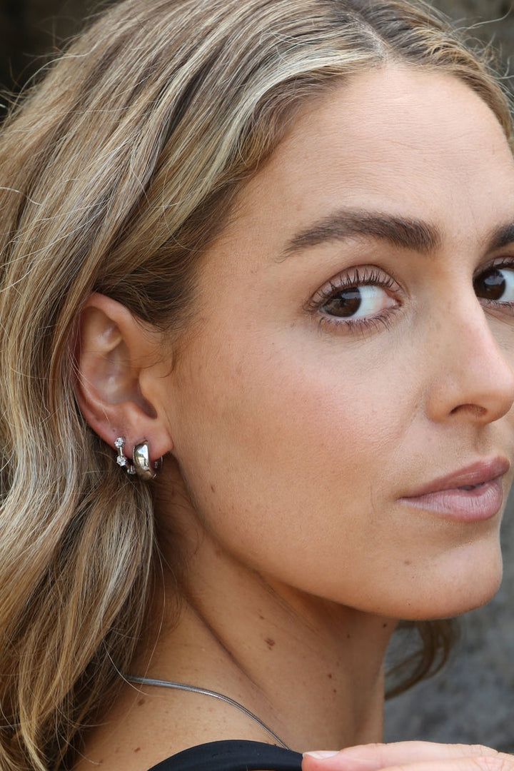Studio Z Olive Earrings | Silver