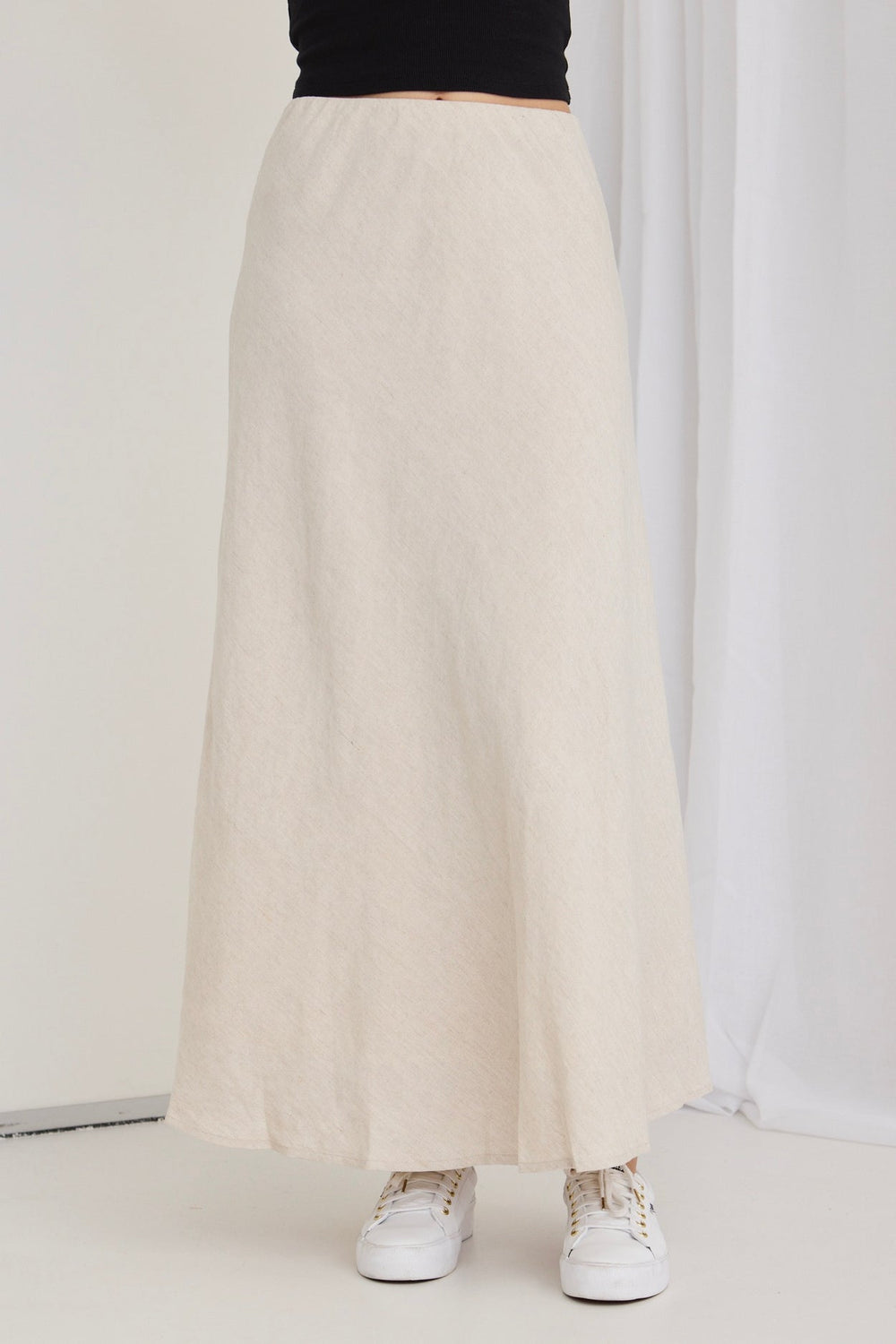 Reunion Label Lagos Linen Maxi Skirt