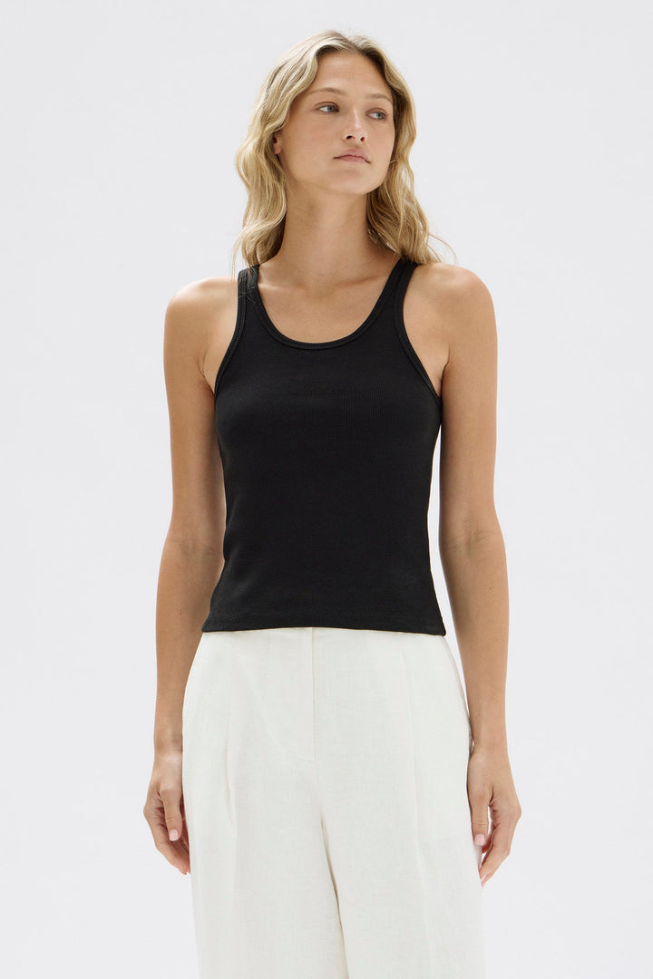 Assembly Label Drew Rib Tank | Black