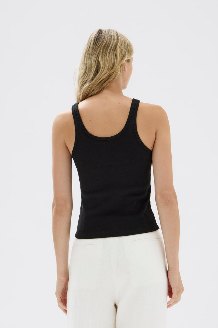 Assembly Label Drew Rib Tank | Black