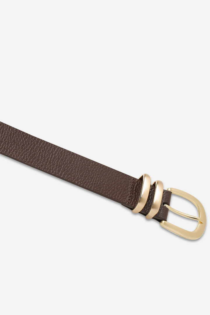 Status Anxiety Let It Be Belt | Choc & Gold
