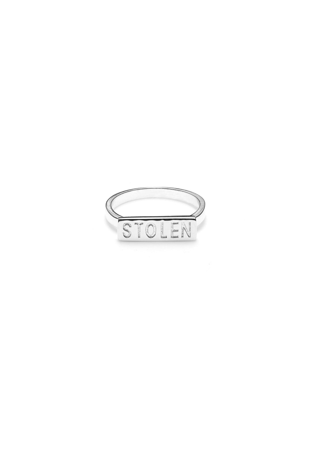 Stolen Girlfriends Club Stolen Bar Ring | Silver