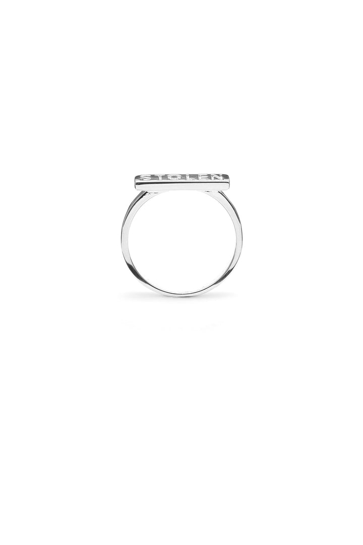 Stolen Girlfriends Club Stolen Bar Ring | Silver