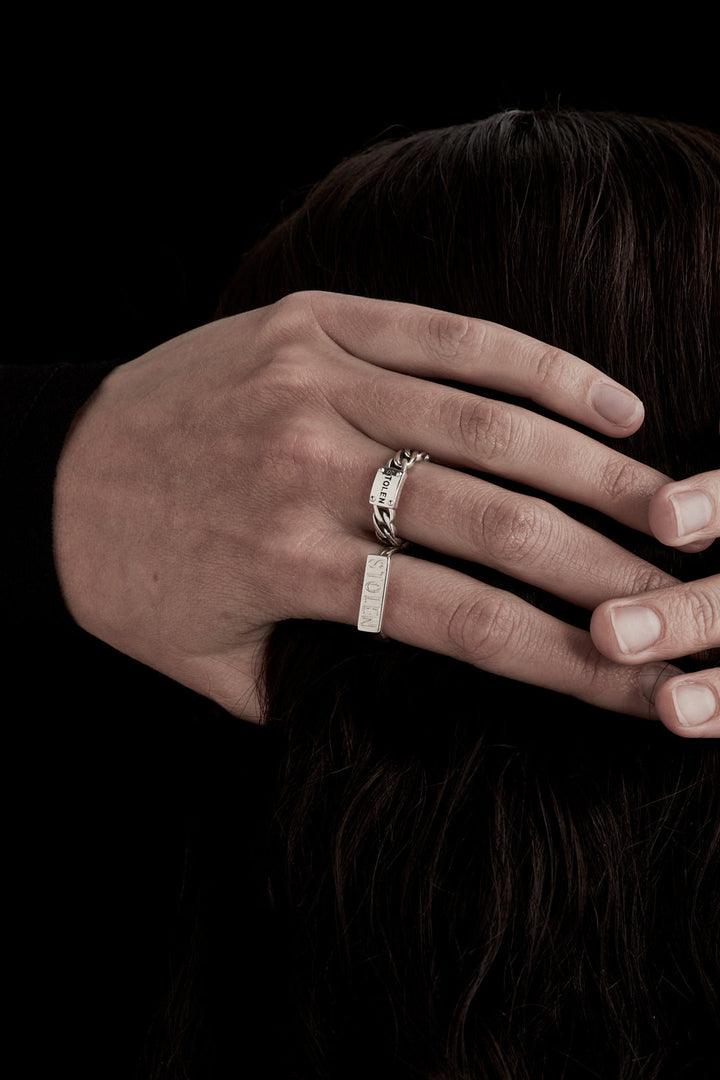 Stolen Girlfriends Club Stolen Bar Ring | Silver
