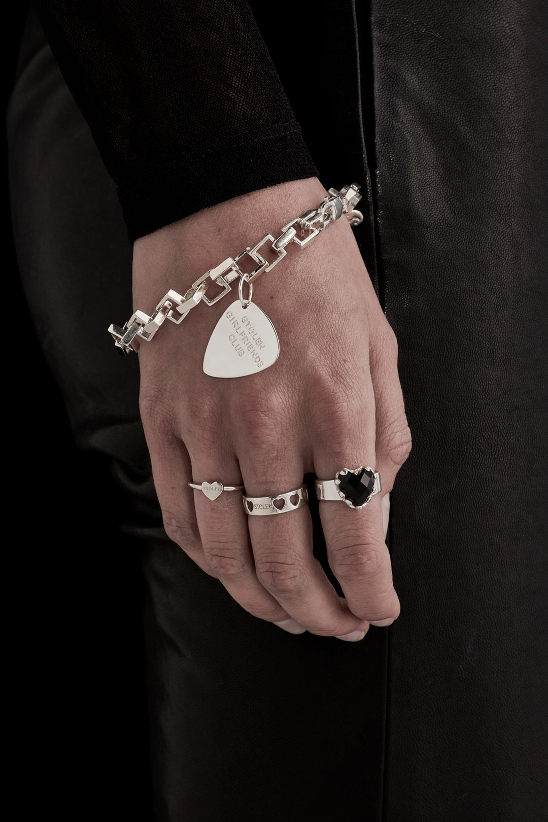 Stolen Girlfriends Club Baby Stolen Heart Ring | Silver