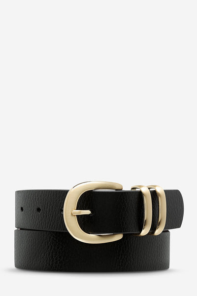 Status Anxiety Let It Be Belt | Black & Gold