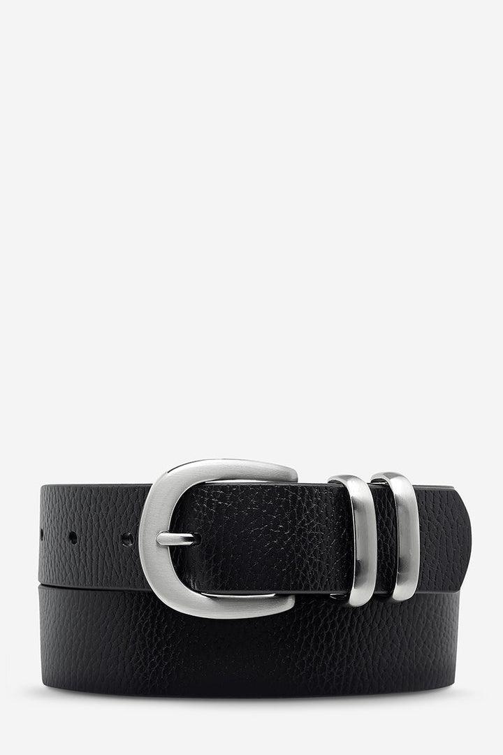 Status Anxiety Let It Be Belt | Black & Silver