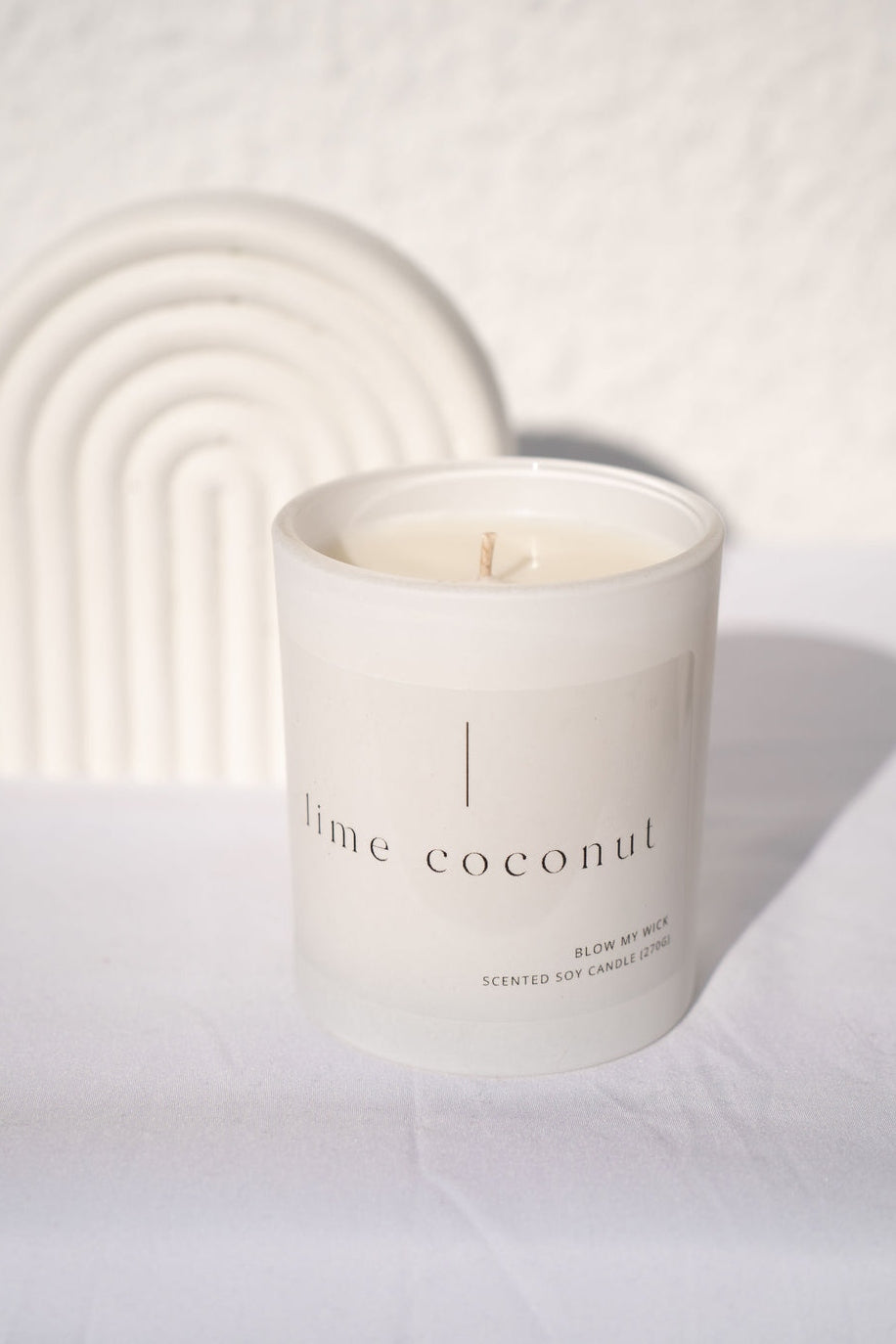 Blow My Wick Candle - Lime Coconut